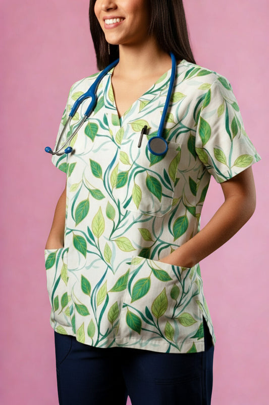 Botanical Breeze _ Scrub TOP only
