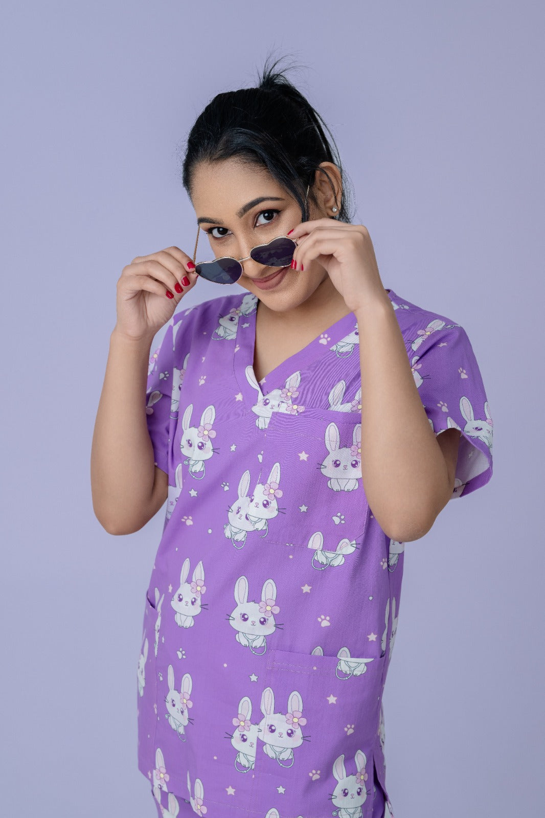 Bunny  Berry ™ Printed Scrub Set | Unisex (Pre-order)
