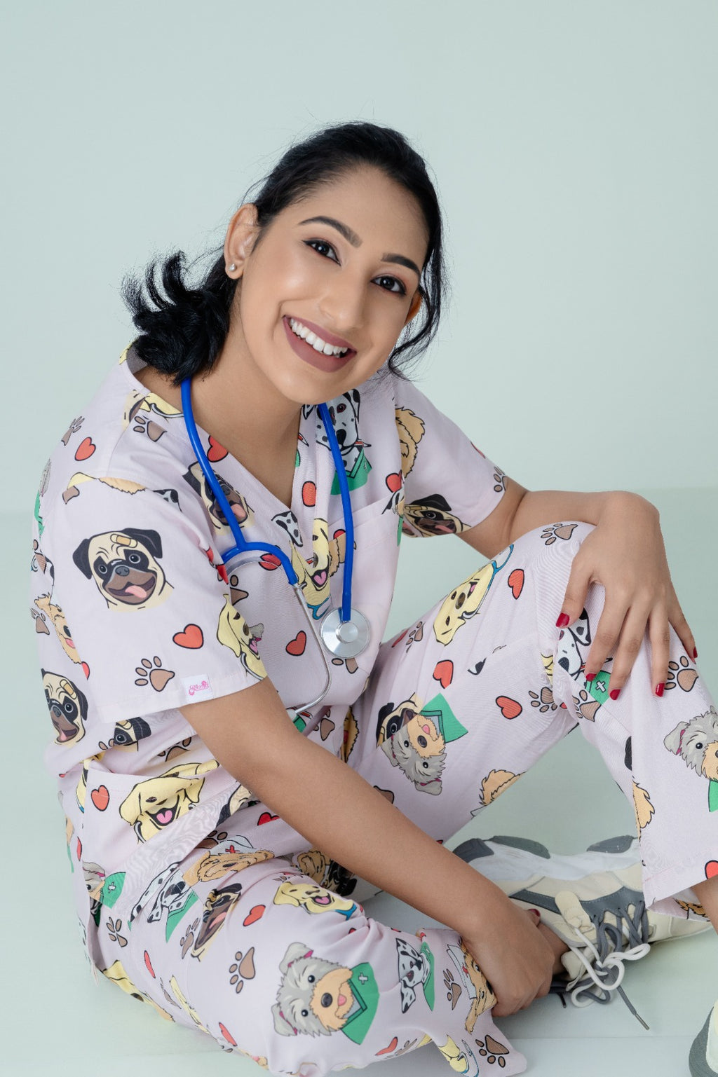 Puppy Therapy ™ Printed Scrub Set | Unisex (Pre-order)