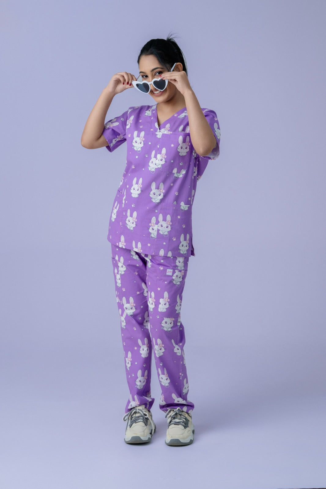 Bunny  Berry ™ Printed Scrub Set | Unisex (Pre-order)