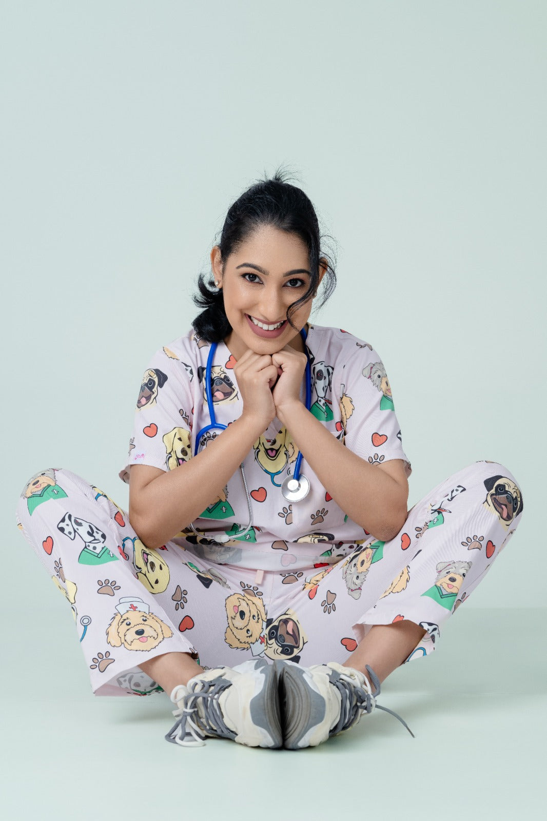 Puppy Therapy ™ Printed Scrub Set | Unisex (Pre-order)