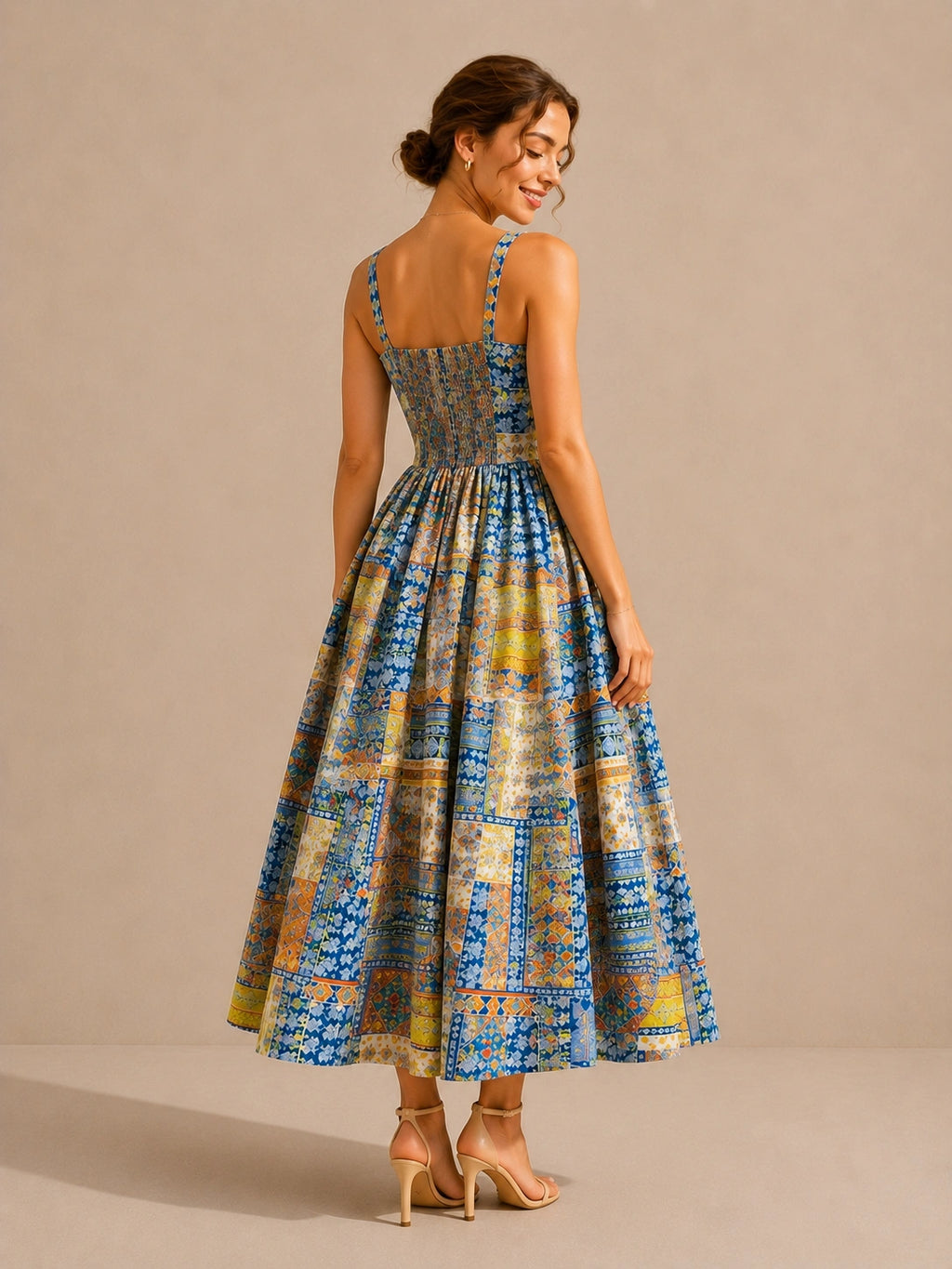 Boho Print Maxi Dress