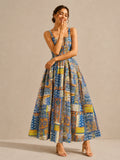 Boho Print Maxi Dress