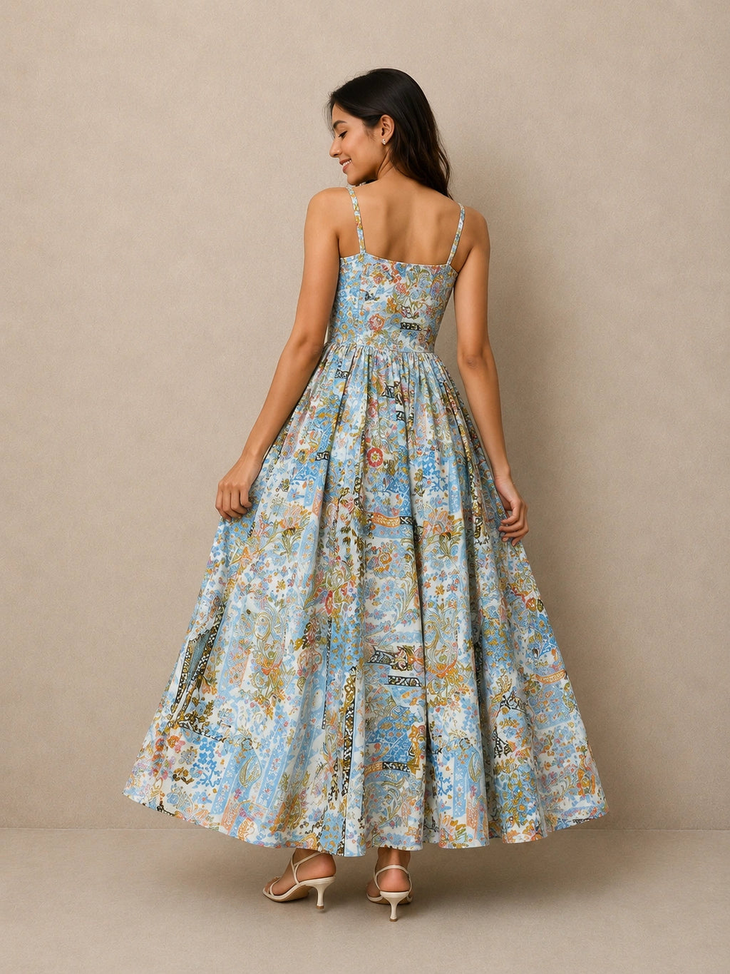 Boho Print Maxi Dress